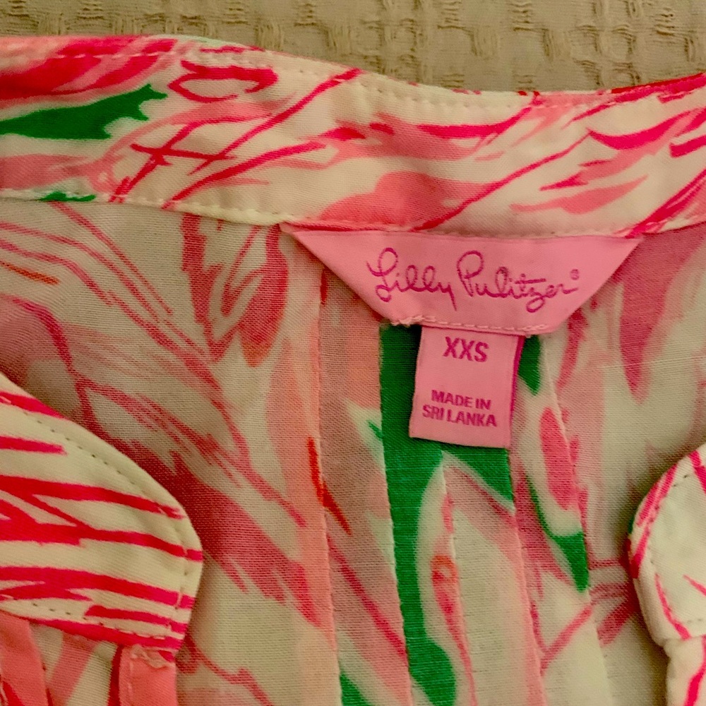 Lilly Pulitzer size XXS tunic top